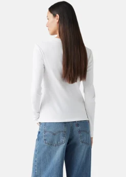 Sale LEVI'S® ESSENTIAL HM LS TEE WHITE +
