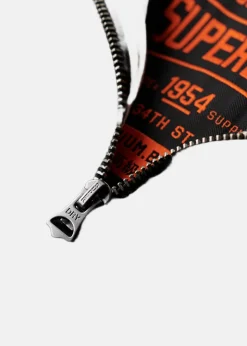 Outlet Superdry ESSENTIAL LOGO HENLEY Black