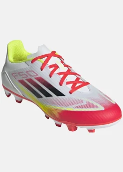 Hot Adidas F50 CLUB FG/MG FTWWHT/CBLACK/SYELLO
