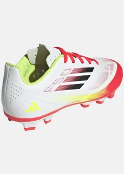 Adidas F50 CLUB FG/MG J FTWWHT/CBLACK/SYELLO