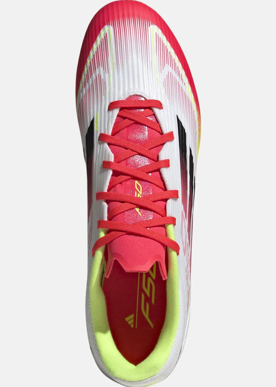 New Adidas F50 LEAGUE FG/MG FTWWHT/CBLACK/SYELLO