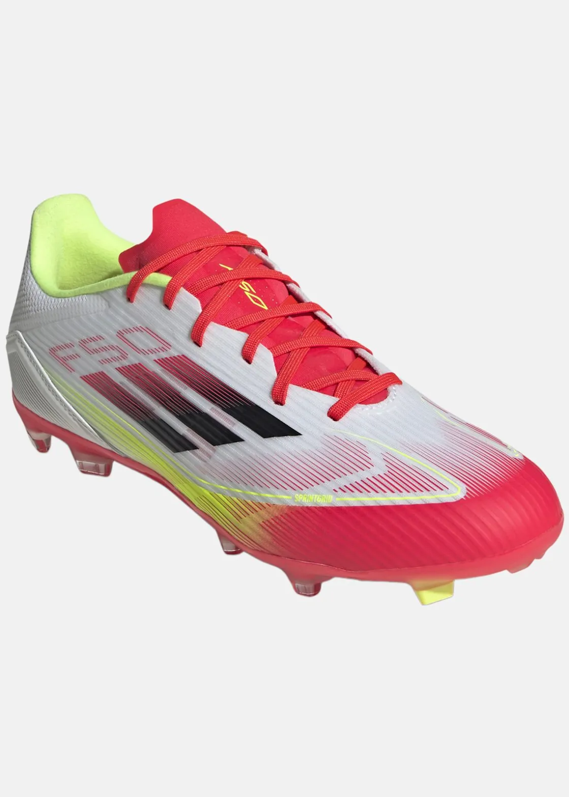 New Adidas F50 LEAGUE FG/MG FTWWHT/CBLACK/SYELLO