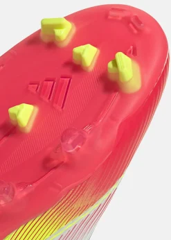 New Adidas F50 LEAGUE FG/MG FTWWHT/CBLACK/SYELLO