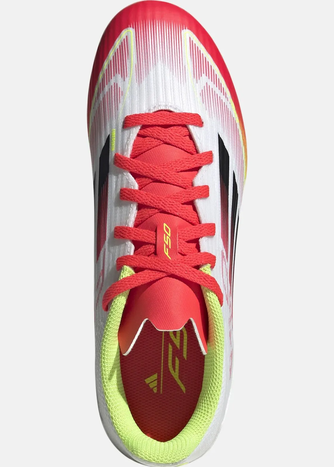 Adidas F50 LEAGUE FG/MG J FTWWHT/CBLACK/SYELLO