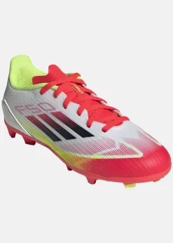 Adidas F50 LEAGUE FG/MG J FTWWHT/CBLACK/SYELLO