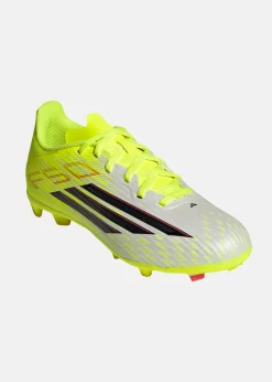 Clearance Adidas F50 LEAGUE FG/MG J TESOYE/CBLACK/LUCRED