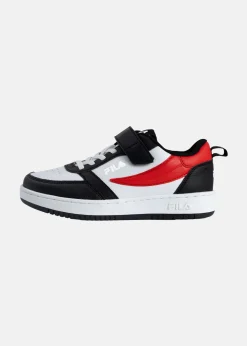 Sale Fila REGA NF velcro kids Black-Fila Red