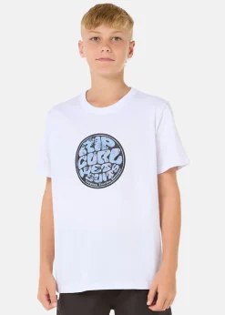 Best Rip Curl FILGREEÂ Â SS TEE -BOY WHITE