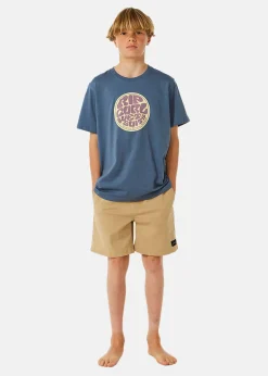 Outlet Rip Curl FILGREEÂ Â SS TEE -BOY VINTAGE NAVY
