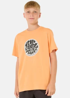 Outlet Rip Curl FILGREEÂ Â SS TEE -BOY MANDARIN ZEST