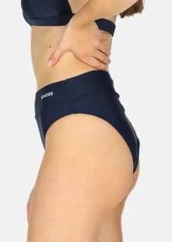 Seaside Florida Highwaist Bikini Bottom W Navy