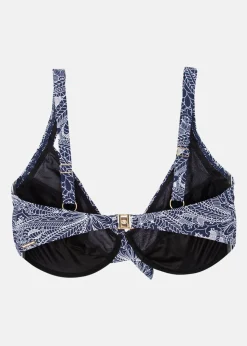 Hot Panos Emporio FLOWER FLOW ELECTRA NAVY