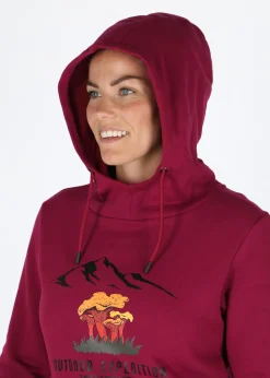 Clearance Swedemount Forest Hood W Burgundy Chanterelle