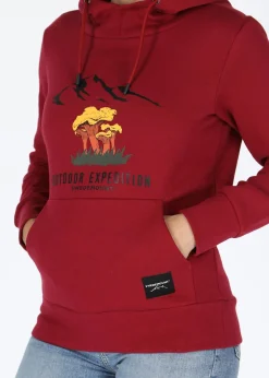 Clearance Swedemount Forest Hood W Burgundy Chanterelle