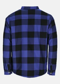Best Swedemount Forest Pile Shirt Blue/Black