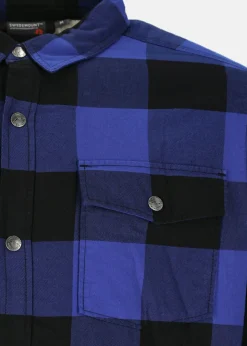 Best Swedemount Forest Pile Shirt Blue/Black