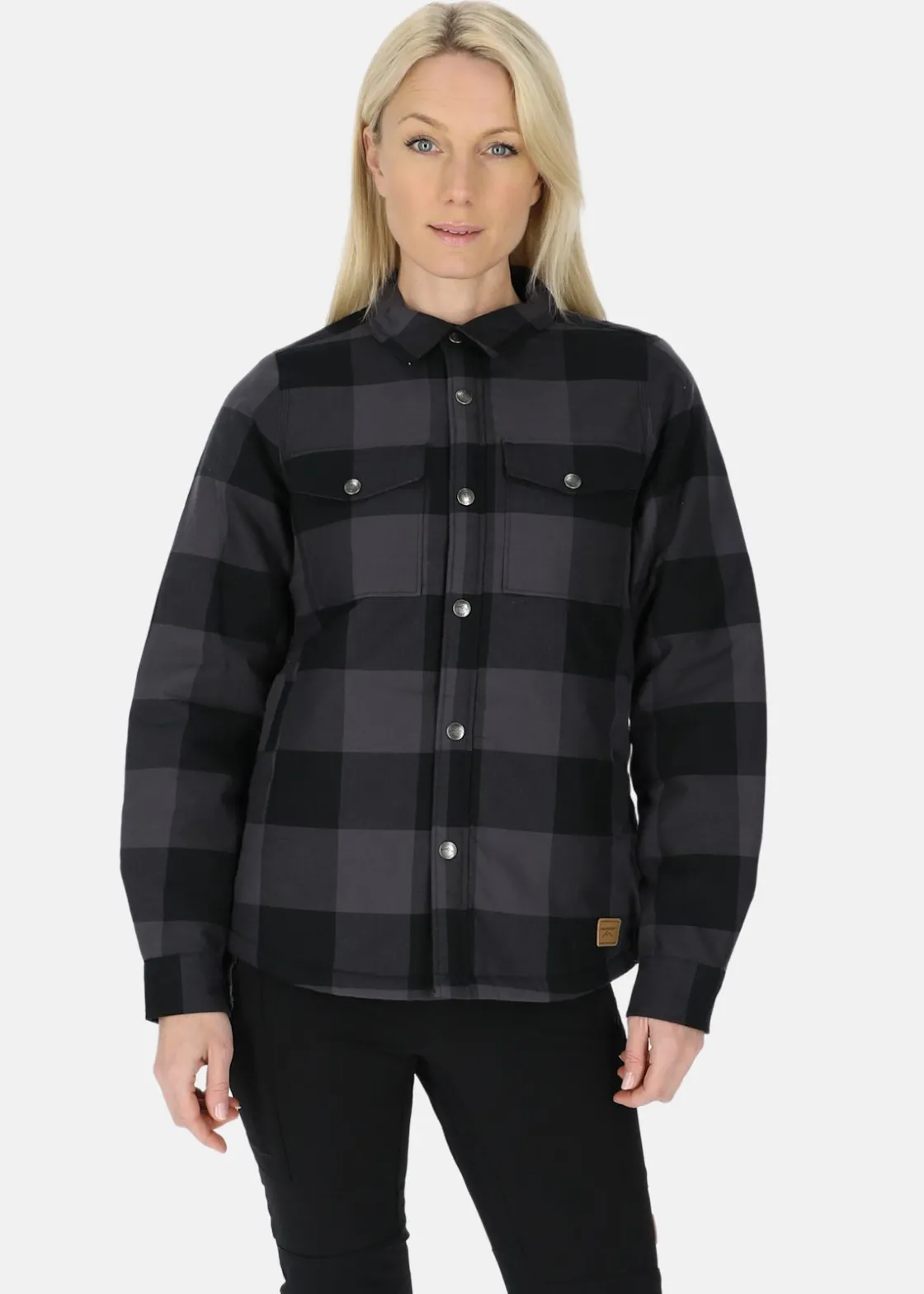 Swedemount Forest Pile Shirt II W Charcoal/Black