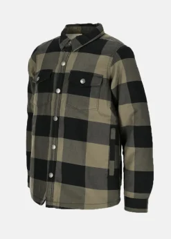 Outlet Swedemount Forest Pile Shirt JR Olive/Black
