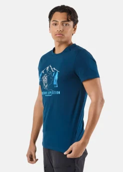 Clearance Swedemount Forest Tee Blue Bear