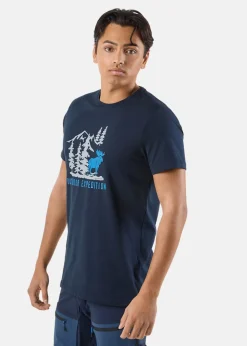 Discount Swedemount Forest Tee Navy Elk