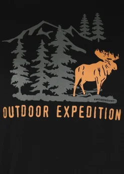 New Swedemount Forest Tee Black Elk