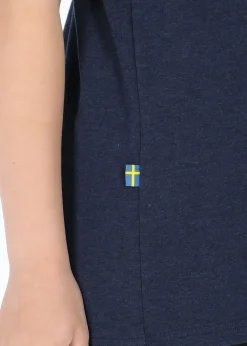 Sale Swedemount Forest Tee JR Navymelange Salmon