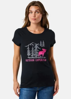 Outlet Swedemount Forest Tee W Black Elk