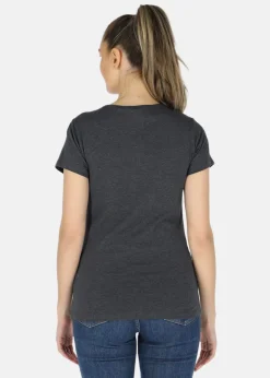 Swedemount Forest Tee W Grey Melange Tent