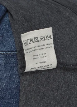 Swedemount Forest Tee W Grey Melange Tent