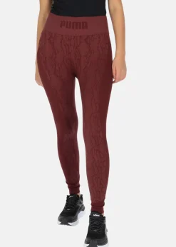 Best Puma FormKnit Seamless High Waist 7 Aubergine-snake print