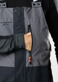 Hot Swedemount Freeride Bib Pants Charcoal/Black