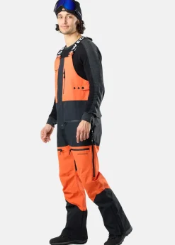 Hot Swedemount Freeride Bib Pants Orange/Black