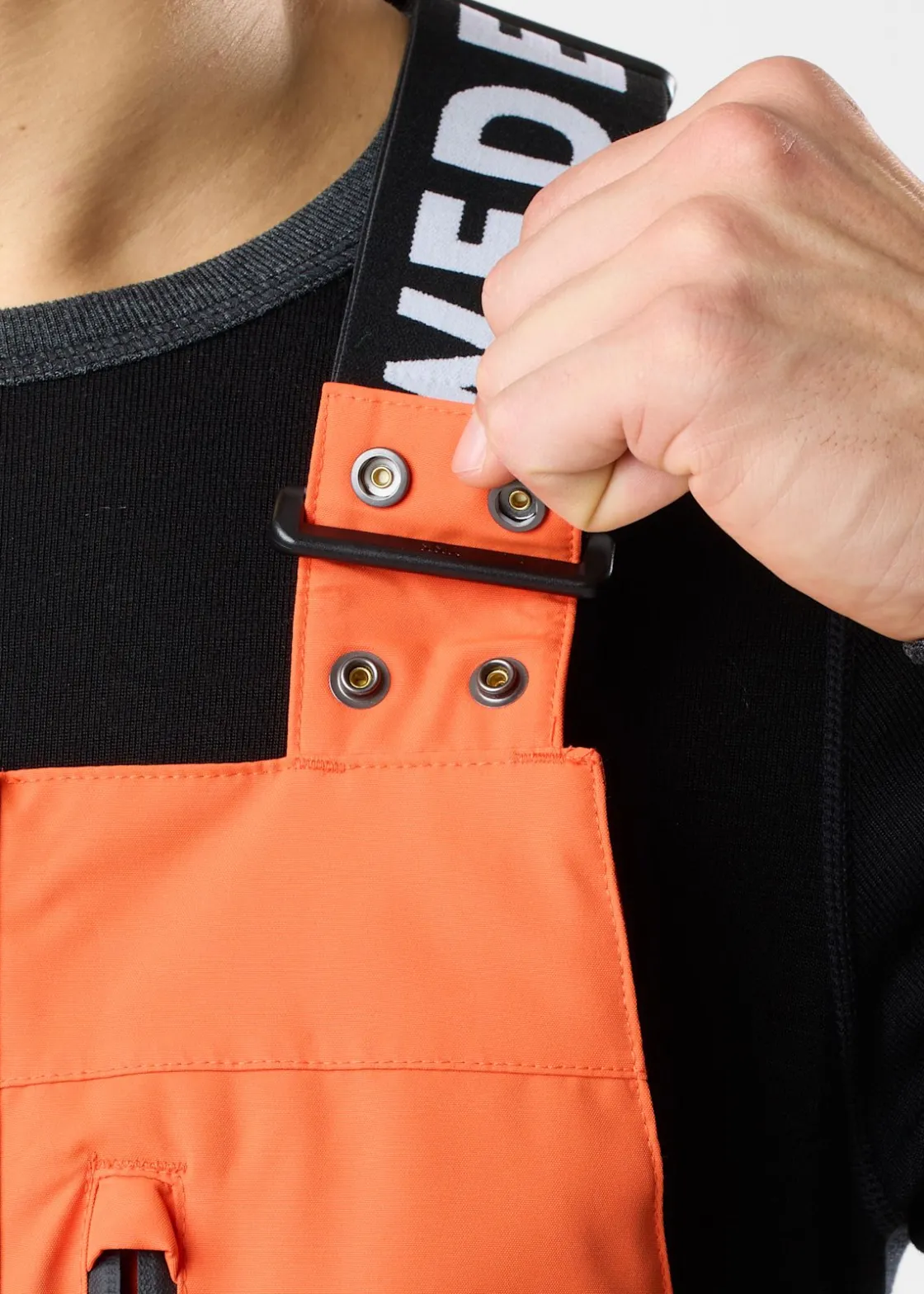 Hot Swedemount Freeride Bib Pants Orange/Black