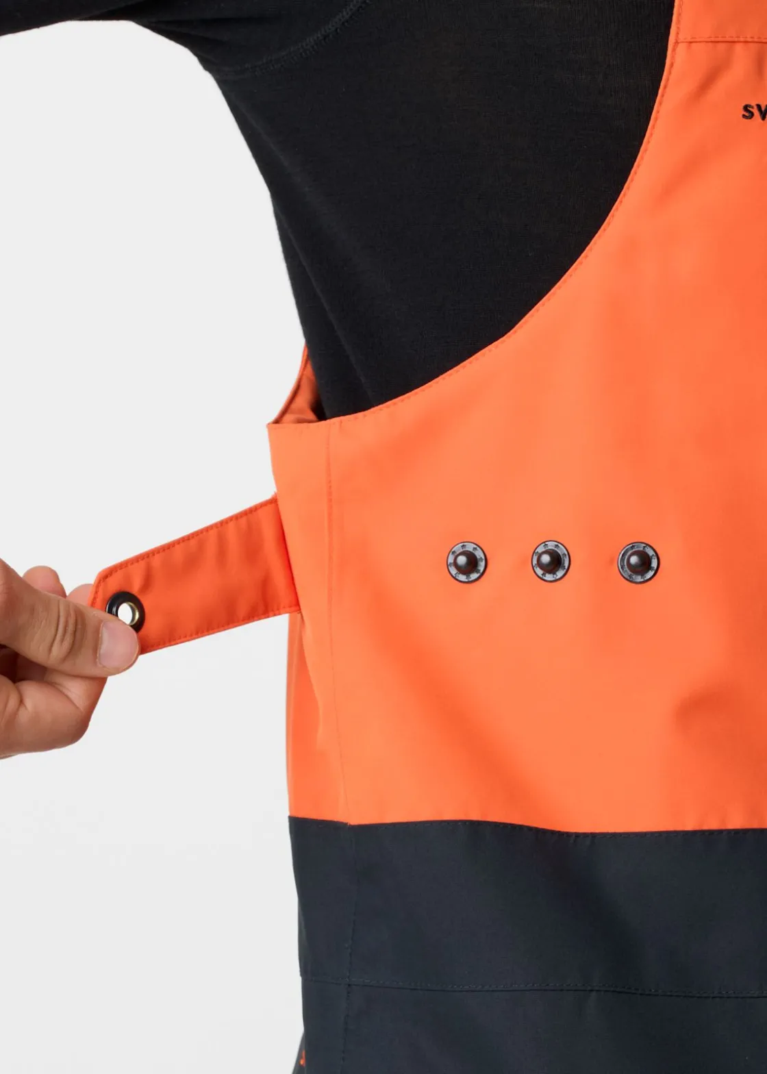 Hot Swedemount Freeride Bib Pants Orange/Black