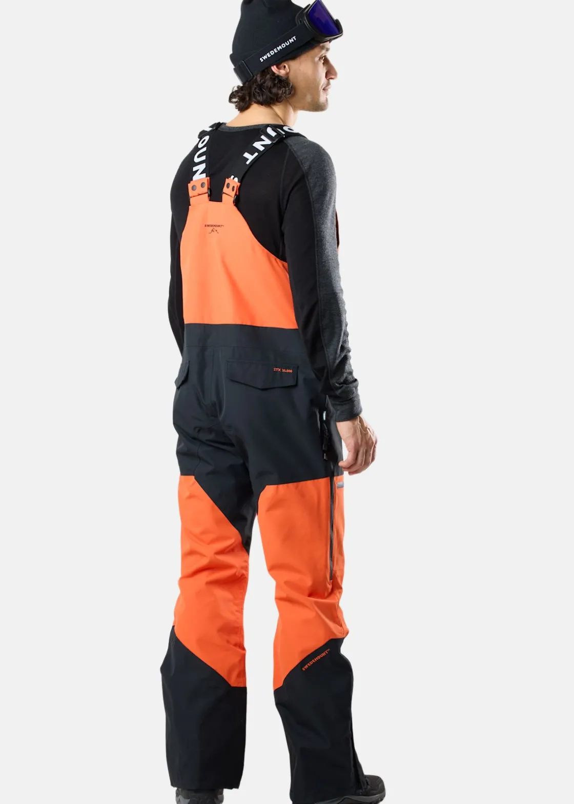 Hot Swedemount Freeride Bib Pants Orange/Black