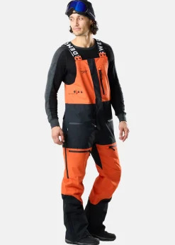Hot Swedemount Freeride Bib Pants Orange/Black