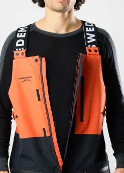 Hot Swedemount Freeride Bib Pants Orange/Black