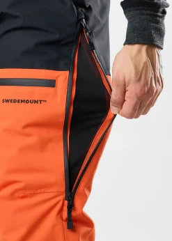 Hot Swedemount Freeride Bib Pants Orange/Black