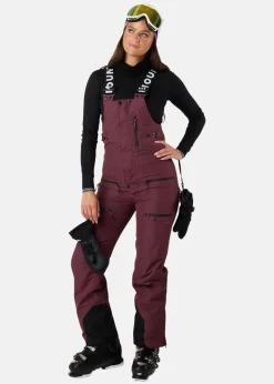 New Swedemount Freeride Bib Pants II W Dk. Mauve