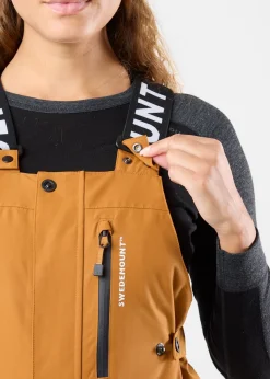 Outlet Swedemount Freeride Bib Pants W Offwhite/Almond Beige