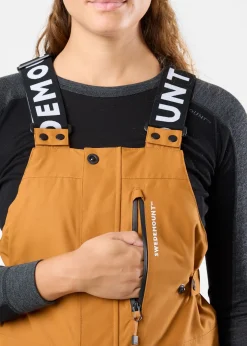 Outlet Swedemount Freeride Bib Pants W Offwhite/Almond Beige