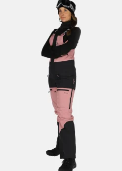 Clearance Swedemount Freeride Bib Pants W Dusty Rose/Charcoal