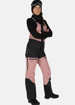 Clearance Swedemount Freeride Bib Pants W Dusty Rose/Charcoal
