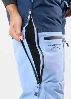 Outlet Swedemount Freeride Bib Pants W Dusty Blue/Midnight Navy