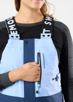 Outlet Swedemount Freeride Bib Pants W Dusty Blue/Midnight Navy