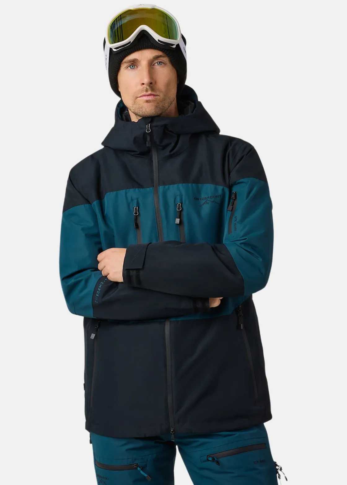 Online Swedemount Freeride Jacket Emerald Green/Black