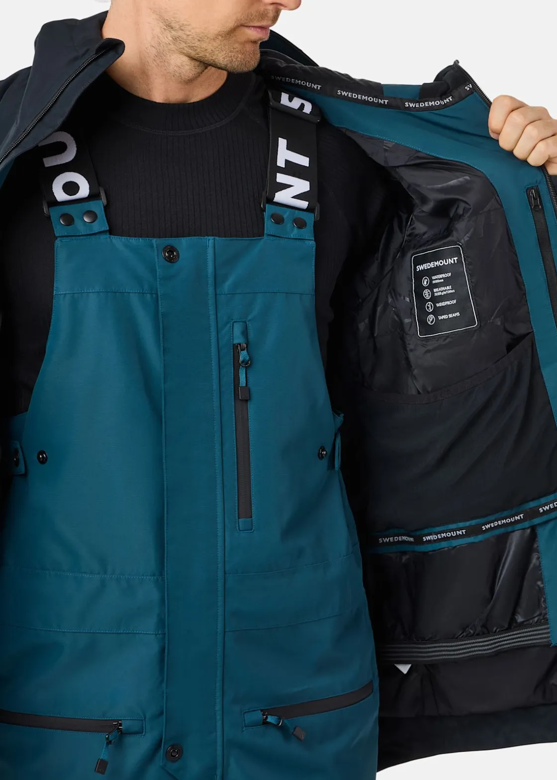 Online Swedemount Freeride Jacket Emerald Green/Black