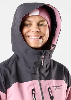 Online Swedemount Freeride Jacket W Dusty Rose/Charcoal