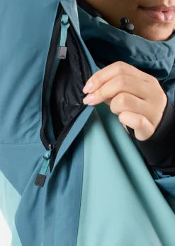 Best Swedemount Freeride Jacket W Seaweed Green/Dk Seaweed Green