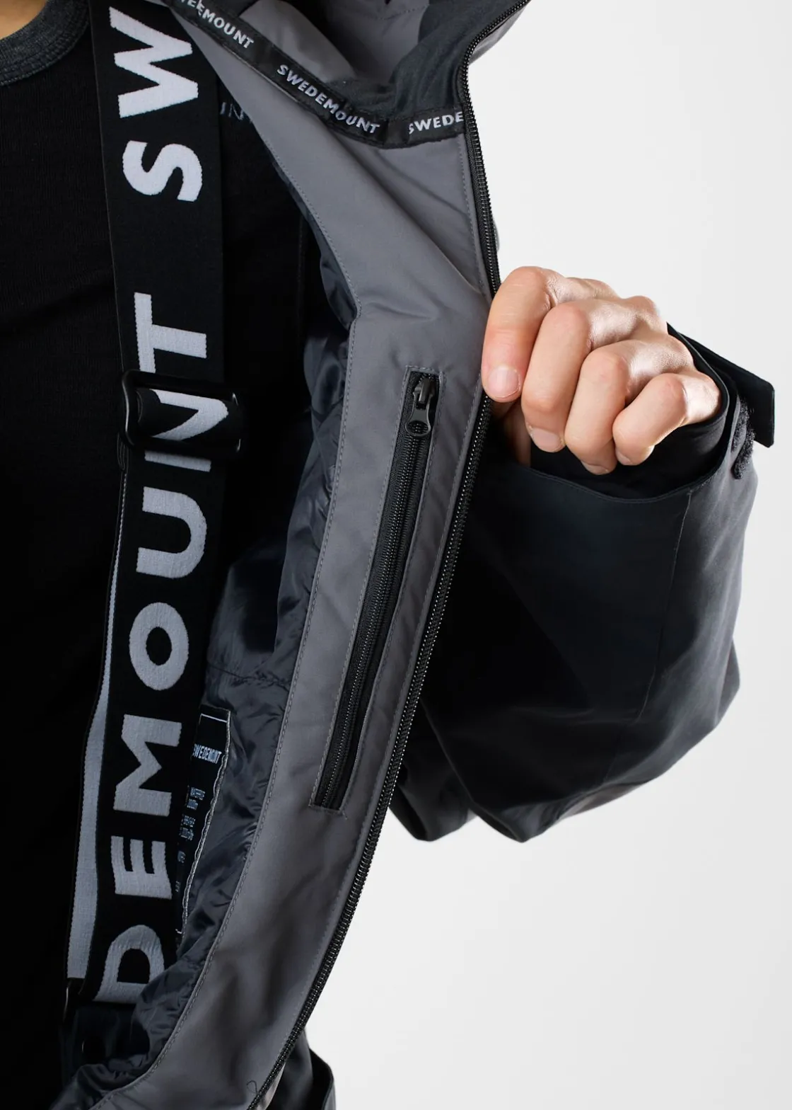 Best Swedemount Freeride Skisuit Charcoal/Black